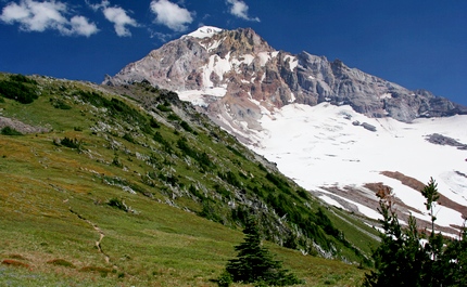 Mt. Hood rises above McNeil Point